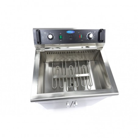 Comprar Freidora 30 litros 1 cesta con grifo de vaciado y soporte en Pepebar