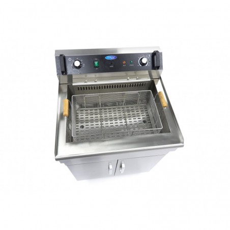 Comprar Freidora 35 litros 1 cesta con grifo de vaciado en Pepebar