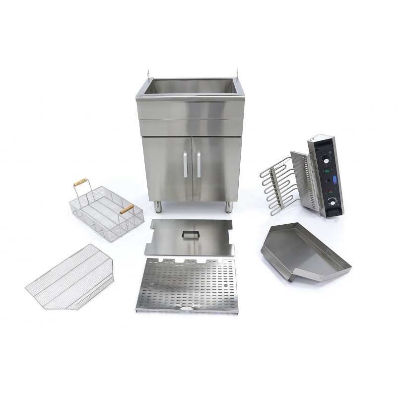 Comprar Freidora 35 litros 1 cesta con grifo de vaciado en Pepebar