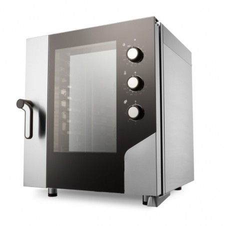 Comprar Horno de vapor combinado 7 niveles para bandejas GN 1/1 analógico en Pepebar
