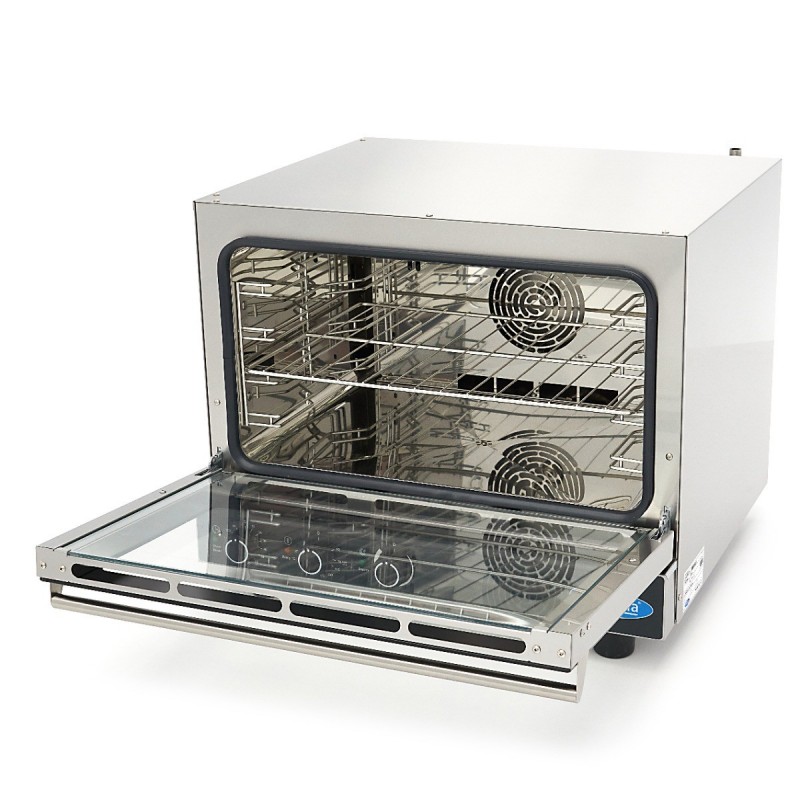 Comprar Horno de vapor combinado para 4 bandejas GN 1/1 y 60 x 40 cm analógico en Pepebar