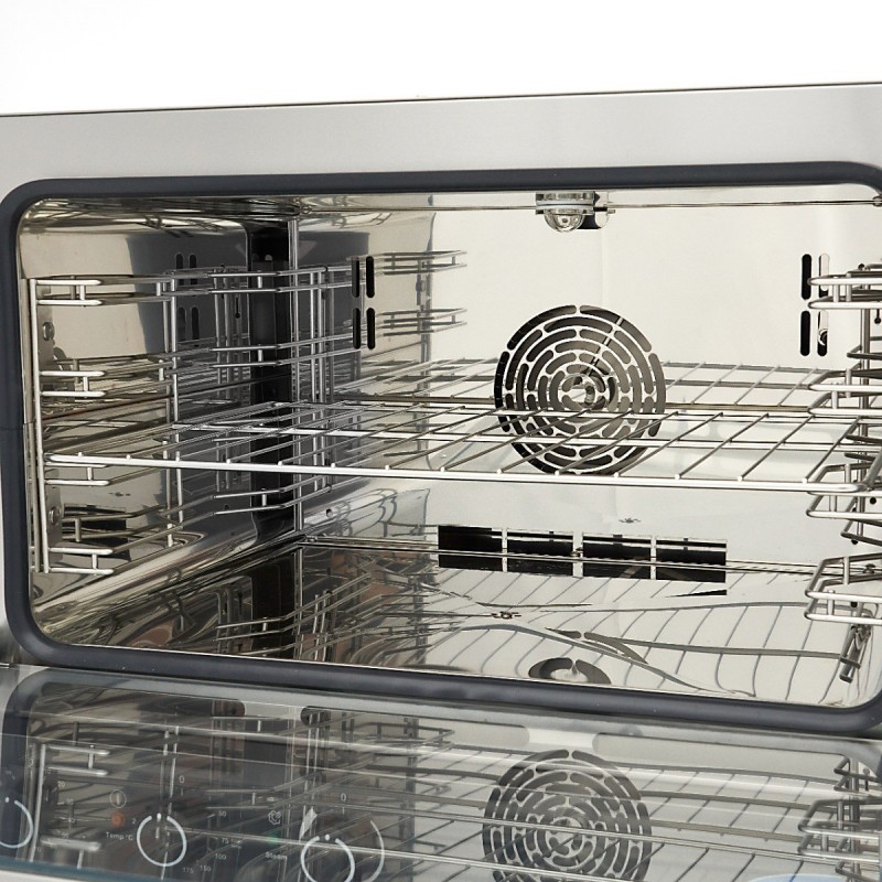 Comprar Horno de vapor combinado para 4 bandejas GN 1/1 y 60 x 40 cm analógico en Pepebar