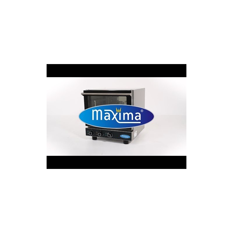 Comprar Horno de vapor combinado para 4 bandejas GN 1/1 y 60 x 40 cm analógico en Pepebar