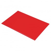 Tabla de cortar de alta densidad grande roja Hygiplas J011 - Pepebar Tabla de cortar de alta densidad grande roja Hygiplas J011 - Catálogo Tablas de cocina profesionales