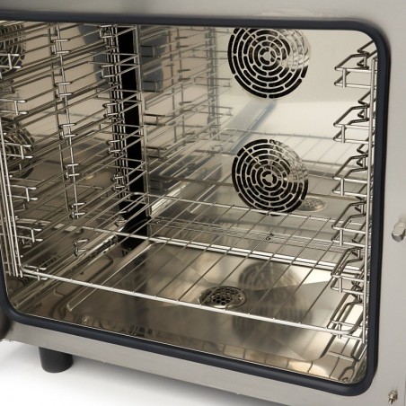 Comprar Horno de vapor combinado para 6 bandejas GN 1/1 y 60 x 40 cm pantalla digital en Pepebar