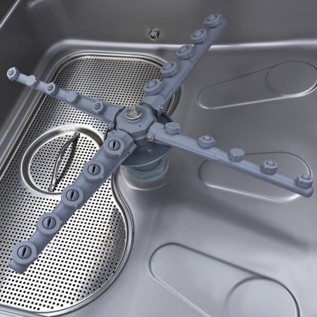 Comprar Lavavajillas de capota 50 x 50 cm con bomba de abrillantador y bomba de jabón pantalla digital 400v en Pepebar