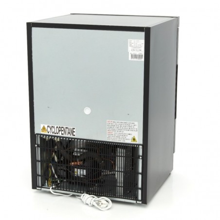 Comprar Congelador 200 litros 2 estantes fijos negro en Pepebar