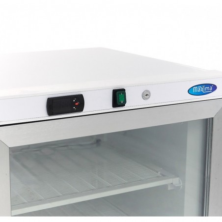 Congelador 200 litros blanco con puerta de cristal Comprar Congelador 200 litros blanco con puerta de cristal en Pepebar