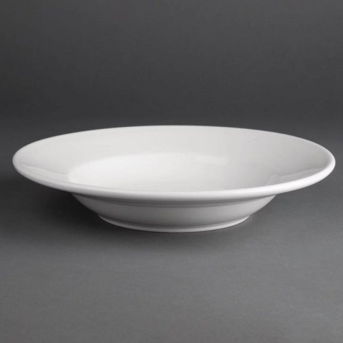 Comprar Plato hondo con borde ancho Athena Hotelware 228mm. Paquete de 6 ud. CC214 en Pepebar