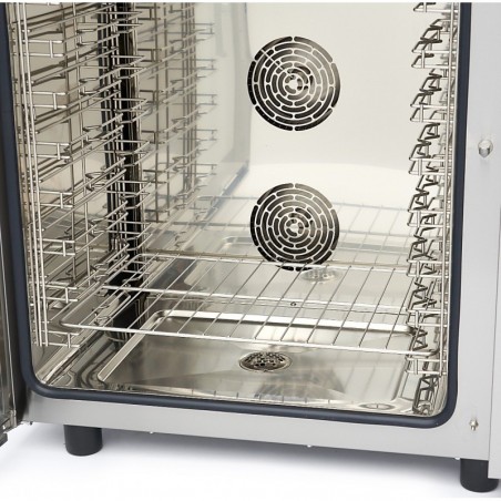 Comprar Horno de vapor combinado para 10 bandejas GN 1/1 y 60 x 40 cm analógico en Pepebar