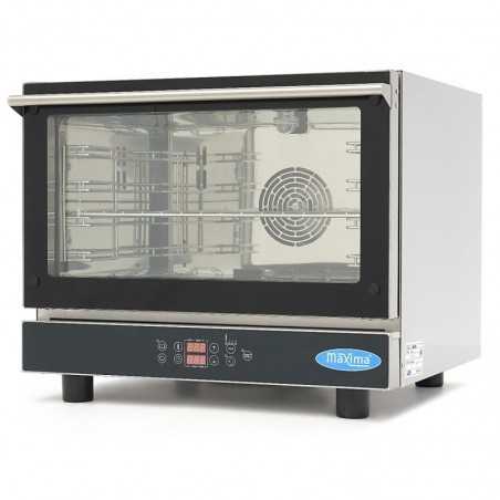 Comprar Horno de vapor combinado para 4 bandejas GN 1/1 y 60 x 40 cm pantalla digital 1 ventilador en Pepebar