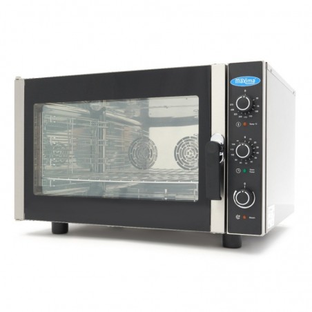 Comprar Horno de vapor combinado para 4 bandejas GN 1/1 y 60 x 40 cm analógico en Pepebar