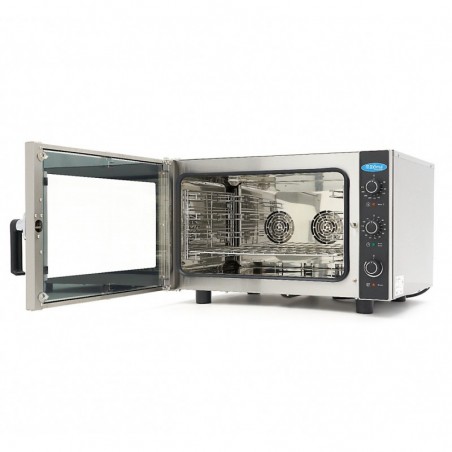 Comprar Horno de vapor combinado para 4 bandejas GN 1/1 y 60 x 40 cm analógico en Pepebar