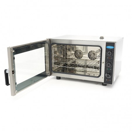Comprar Horno de vapor combinado para 4 bandejas GN 1/1 y 60 x 40 cm analógico en Pepebar