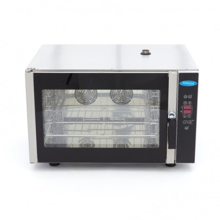 Comprar Horno de vapor combinado para 4 bandejas GN 1/1 y 60 x 40 cm pantalla digital 2 ventiladores en Pepebar