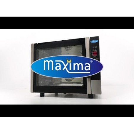 Comprar Horno de vapor combinado para 4 bandejas GN 1/1 y 60 x 40 cm pantalla digital 2 ventiladores en Pepebar