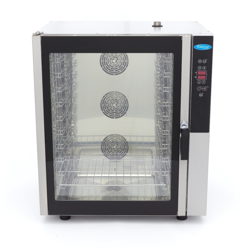 Horno de vapor combinado para 10 bandejas GN 1/1 y 60 x 40 cm pantalla digital Comprar Horno de vapor combinado para 10 bandejas GN 1/1 y 60 x 40 cm pantalla digital en Pepebar