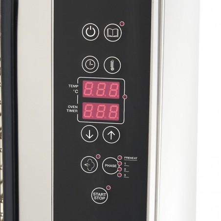 Horno de vapor combinado para 10 bandejas GN 1/1 y 60 x 40 cm pantalla digital Comprar Horno de vapor combinado para 10 bandejas GN 1/1 y 60 x 40 cm pantalla digital en Pepebar