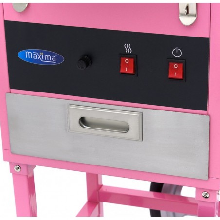 Comprar Máquina de algodón de azúcar diámetro 52 cm rosa con carrito en Pepebar