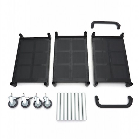 Comprar Carro de servicio 3 estantes de plástico 86 cm en Pepebar