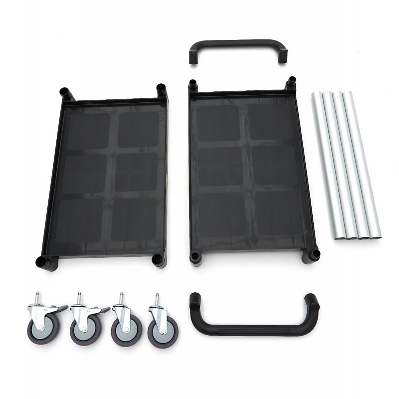 Comprar Carro de servicio 2 estantes de plástico 86 cm en Pepebar