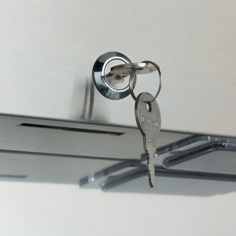 Comprar Frigorífico para pescado 600 litros 7 contenedores 60 x 40 cm sobre ruedas acero inoxidable en Pepebar