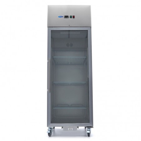 Comprar Frigorífico expositor 700 litros 3 estantes GN 2/1 acero inoxidable en Pepebar