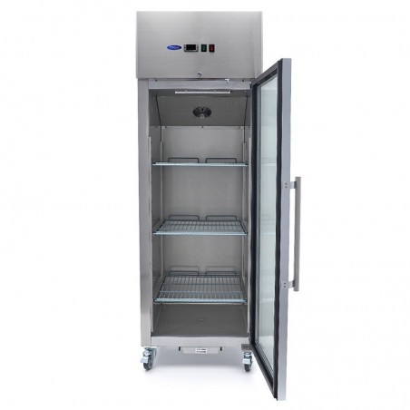 Comprar Frigorífico expositor 700 litros 3 estantes GN 2/1 acero inoxidable en Pepebar