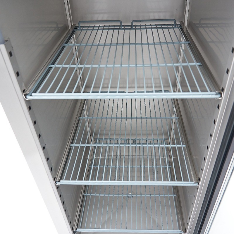 Comprar Frigorífico expositor 700 litros 3 estantes GN 2/1 acero inoxidable en Pepebar