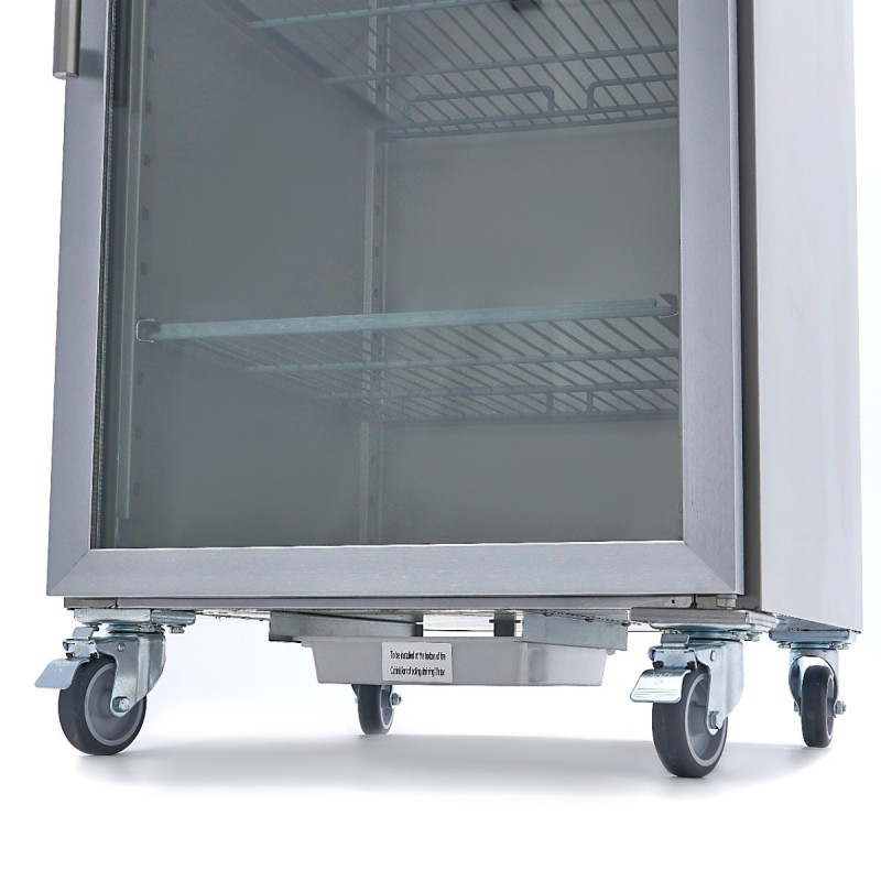 Comprar Frigorífico expositor 700 litros 3 estantes GN 2/1 acero inoxidable en Pepebar