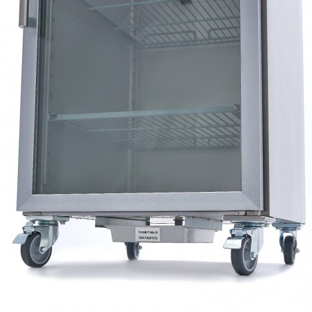 Comprar Frigorífico expositor 700 litros 3 estantes GN 2/1 acero inoxidable en Pepebar