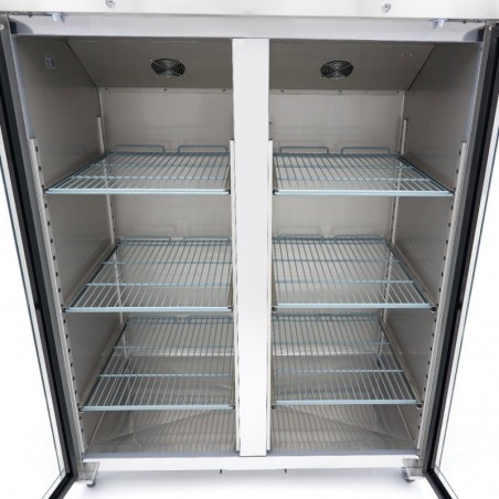Comprar Frigorífico expositor 1400 litros 6 estantes GN 2/1 acero inoxidable en Pepebar