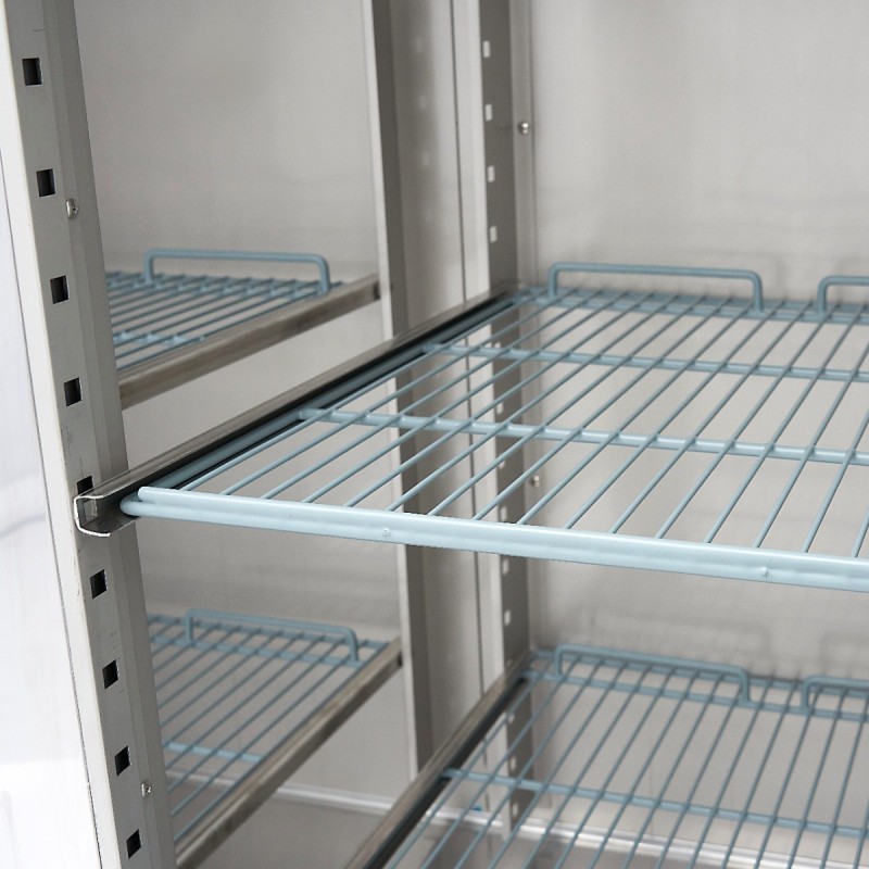 Comprar Frigorífico expositor 1400 litros 6 estantes GN 2/1 acero inoxidable en Pepebar