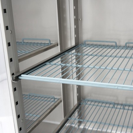 Comprar Frigorífico expositor 1400 litros 6 estantes GN 2/1 acero inoxidable en Pepebar