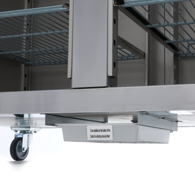 Comprar Frigorífico expositor 1400 litros 6 estantes GN 2/1 acero inoxidable en Pepebar