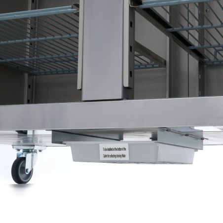 Comprar Frigorífico expositor 1400 litros 6 estantes GN 2/1 acero inoxidable en Pepebar