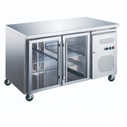 Mostrador frigorífico 282 litros 2 puertas de cristal - Catálogo Bajo mostrador