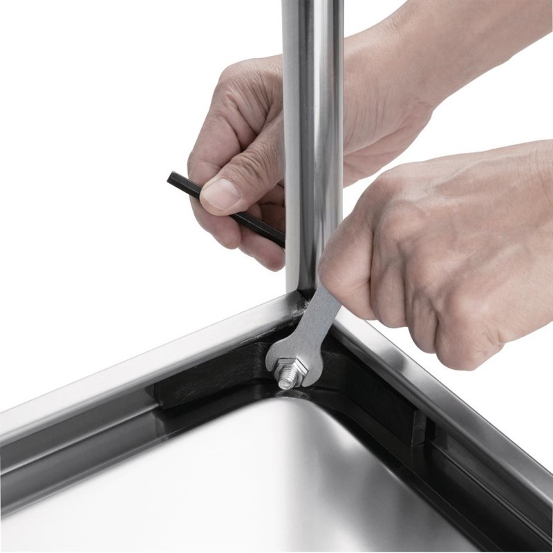 Carro de acero inoxidable Pequeño Vogue F993 Comprar Carro de acero inoxidable Pequeño Vogue F993 en Pepebar