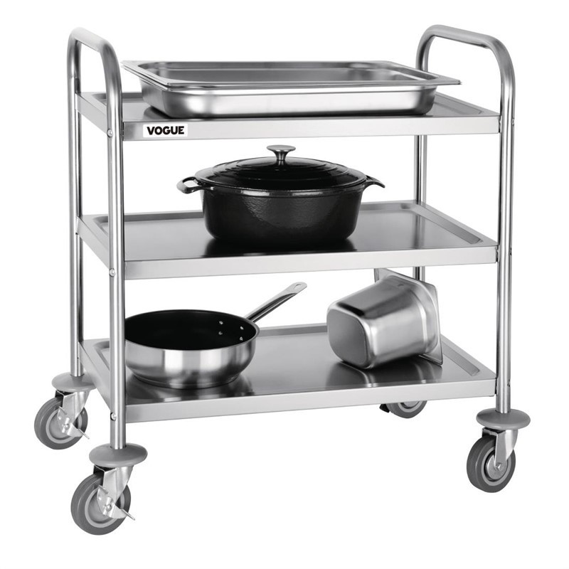 Comprar Carro de acero inoxidable Pequeño Vogue F993 en Pepebar