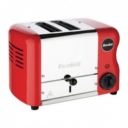 Tostadora Esprit 2 Ranuras con pinzas de sándwich Rojo Rowlett CH180 - Pepebar Tostadora Esprit 2 Ranuras con pinzas de sándwich Rojo Rowlett CH180 - Catálogo Tostadoras Industriales de pan