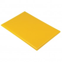 Tabla de cortar de alta densidad extra gruesa amarilla Hygiplas J039 - Pepebar Tabla de cortar de alta densidad extra gruesa amarilla Hygiplas J039 - Catálogo Tablas de cocina profesionales