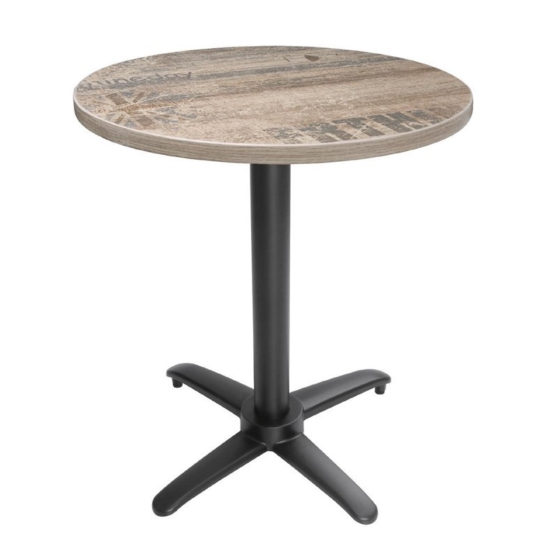 Comprar Base de mesa abatible negra de aluminio Bolero GP773 en Pepebar