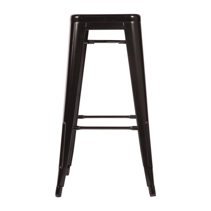 Comprar Taburete acero negro Bistro Bolero DL881 en Pepebar