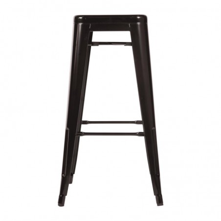 Comprar Taburete acero negro Bistro Bolero DL881 en Pepebar