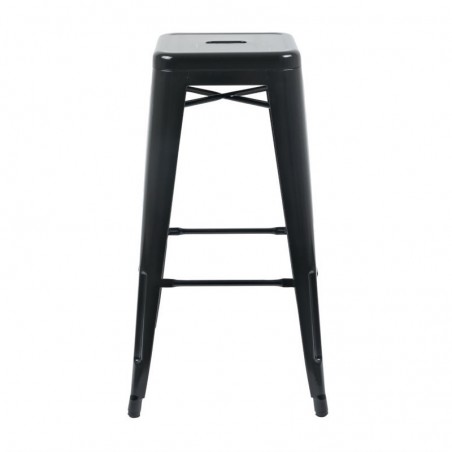 Comprar Taburete acero negro Bistro Bolero DL881 en Pepebar