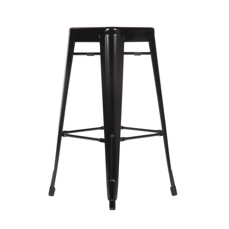 Comprar Taburete acero negro Bistro Bolero DL881 en Pepebar