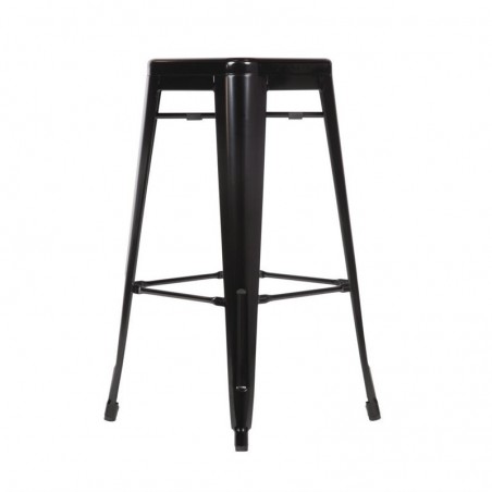 Comprar Taburete acero negro Bistro Bolero DL881 en Pepebar