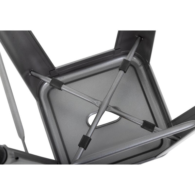 Comprar Taburete alto acero gris metalizado Bolero DM934 en Pepebar