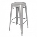 Taburete alto plata Bolero 4 unidades DL876