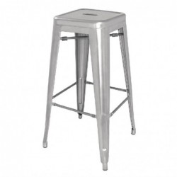 Taburete alto plata Bolero 4 unidades DL876